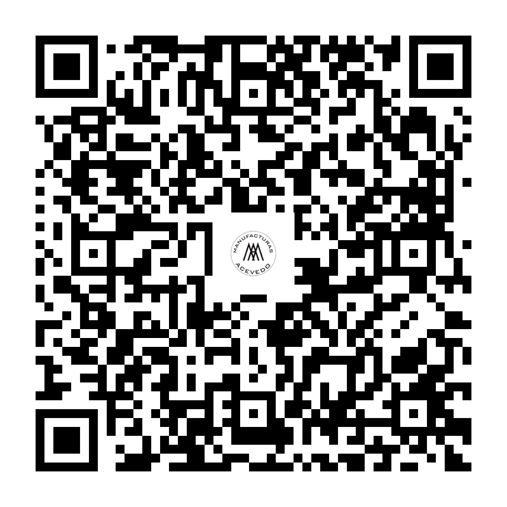 Código QR para abrir el boletín Novedades 2025 de Manufacturas Acevedo